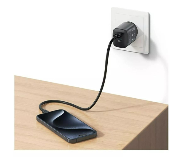 USAMS 45W GaN 1xUSB-A 1xUSB-C - 1471728 - zdjęcie 2